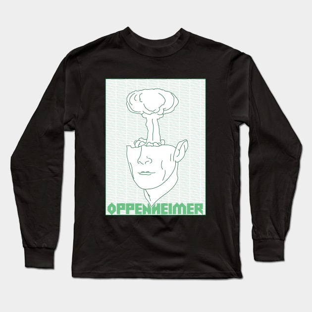 oppenheimer-The-Bomb Long Sleeve T-Shirt by Crimson M Letter Store